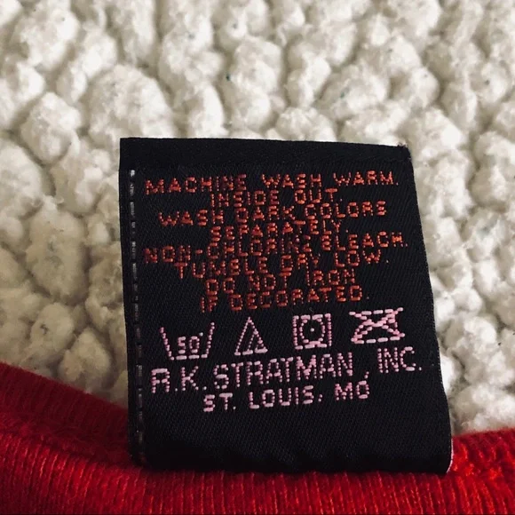 Harley Davidson Red 3/4 Sleeves w/Tie Dyed Pattern - Picture 5 of 6